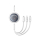 Kabel BASEUS Free2Draw Retractable Cable 3in1 100W 1,1m white P10368700211-03